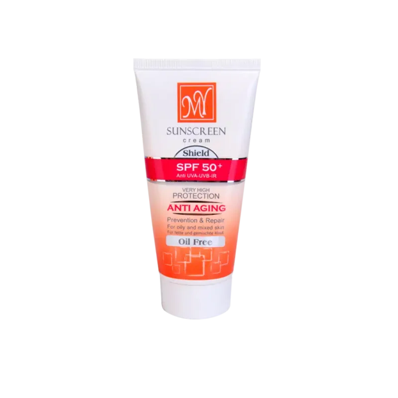 کرم ضد آفتاب بدون چربی مای ⁺SPF50 مناسب پوست های چرب و جوش دار ۵۰ میلی لیتر
