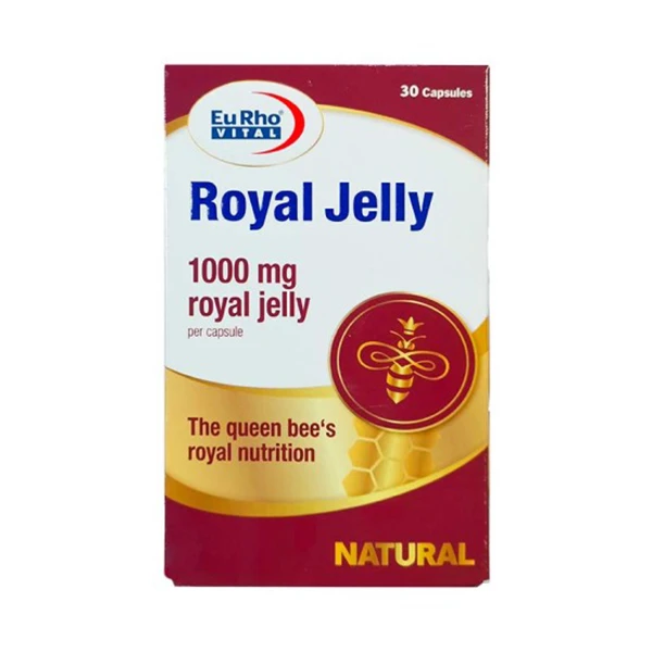 رویال ژلی یوروویتال 1000 میلی گرم 30عددی