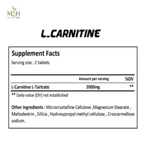 قرص ال کارنیتین 1000 ژن استار - 60 عددی