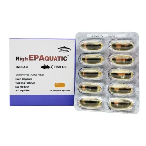 کپسول روغن ماهی حاوی EPA بالا آکواتیک کارن - 30 عدد