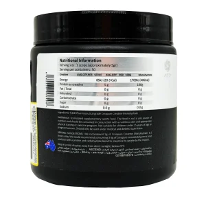 پودر کراتین منوهیدرات میکرونایز (ATP) ای تی پی - 250 گرمی