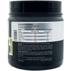 پودر کراتین منوهیدرات میکرونایز (ATP) ای تی پی - 500 گرم
