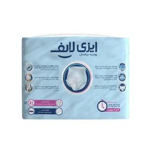 پوشینه شورتی بزرگسال ایزی لایف سایز متوسط - 12 عددی