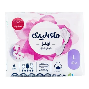 نوار بهداشتی بالدار ایرلید سایز بزرگ مای لیدی - 7 عددی