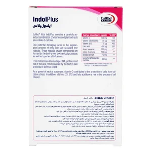کپسول ایندول پلاس یوروویتال - 30 عددی