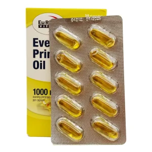 کپسول روغن گل مغربی یوروویتال (ایوینینگ پرایم رز اویل) - 30 عددی