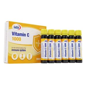 ویال مایع خوراکی ویتامین ث 1000 میلی گرمی یوروویتال - 6 عددی