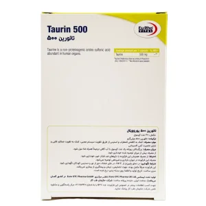 کپسول تائورین 500 میلی گرم یوروویتال - 30 عددی