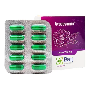 کپسول آووکوزامین 750 میلی گرم باریج اسانس - 30 عددی