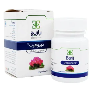 کپسول نرم دپروهرب 50 م گ باریج اسانس - 30 عددی