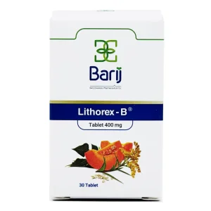 قرص لیتورکس-بی ( 400 میلی گرم ) باریج اسانس - 30 عددی