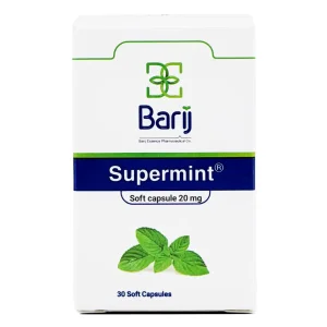 کپسول نرم سوپرمینت 20 م گ باریج اسانس - 30 عددی