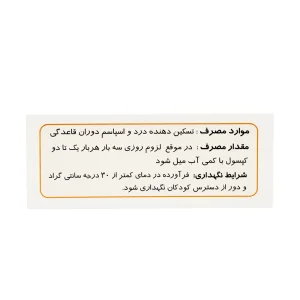 کپسول منستروگل گل دارو - 30 عددی