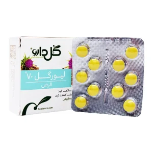 قرص لیورگل 70 گل دارو - 30 عددی
