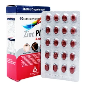 کپسول نرم زینک پلاس 5 + ب کمپلکس دانا - 60 عددی