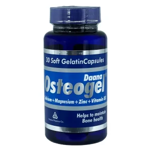 کپسول استئوژل دانا(کلسیم+منیزیم+زینک+D3) 30 عدد