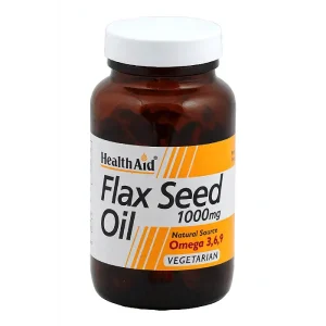 فلکسید اویل 1000 میلی گرم هلث اید | Health Aid V Flax Seed Oil 1000 mg