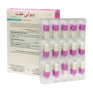 کپسول بیوتی هلث 1000 میکرو گرم هلث اید - 30 عددی