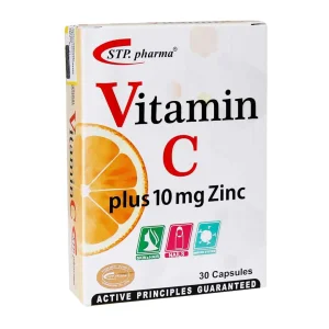 کپسول ویتامین ث + زینک اس تی پی فارما 30 عددی