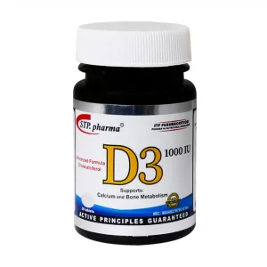 ویتامین د3 1000 اس تی پی فارما | STP Pharma Vitamin D3 1000 IU
