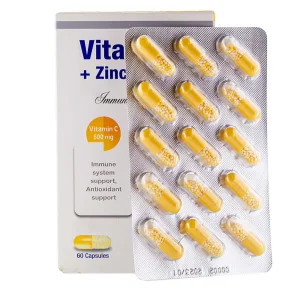 ویتامین ث 500 میلی گرمی + زینک اِستار ویت 60 عددی