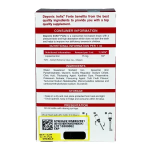 قطره آیروفیکس فورت دایونیکس فارما 30 میلی لیتری