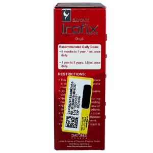 قطره آهن کودکان آیروفیکس دایونیکس فارما - 30 میلی لیتری