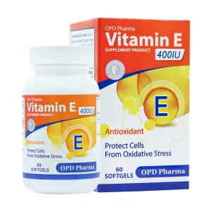 سافت ژل ویتامین E 400 واحد او پی دی فارما 60 عدد