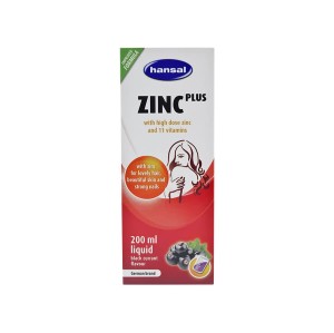 شربت زینک پلاس هانسال | Hansal Zinc Plus Syrup