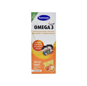 شربت امگا 3 کودکان هانسال | Hansal Omega 3 Junior Syrup
