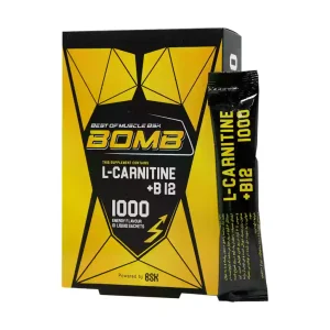 ساشه مایع ال کارنیتین 1000 و ویتامین B12 بنیان سلامت کسری 10 عدد
