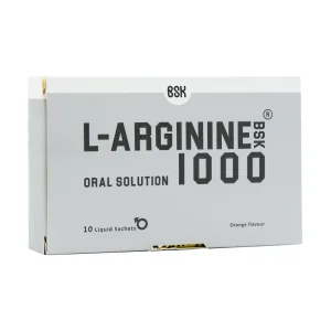 ساشه ال آرژنین 1000 میلی گرم بی اس کی 10 عدد