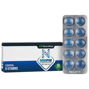 ویتامین ب1 و ب6 و ب12 نوراپاد 10 عدد