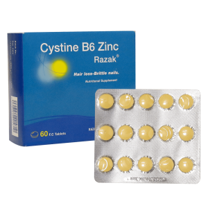 سیستین ب6 زینک 60 عددی