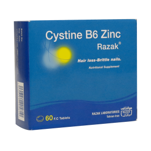 سیستین ب6 زینک 60 عددی