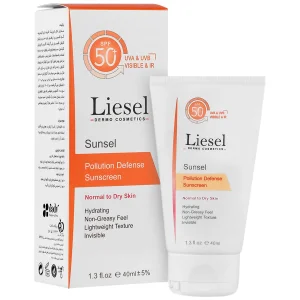 کرم ضد آفتاب پوست خشک سانسل SPF50 (بی رنگ)