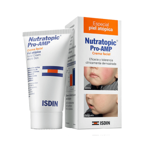 کرم مرطوب کننده آتوپیک صورت ایزدین مدل Nutratopic Pro-Amp حجم 50 میلی لیتر