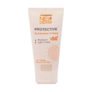 کرم ضد آفتاب نئودرم⁺SPF50 مدل پروتکتیو مناسب پوست های معمولی و خشک ۵۰ میلی لیتر