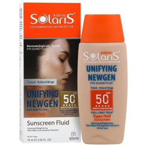 فلوئید ضدآفتاب یونی فایینگ نیوژن SPF50 (بژ طبیعی)