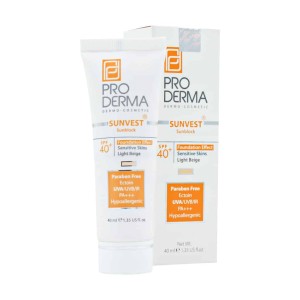 ضد آفتاب مینرال SPF40 سان وست (بژ روشن 02)