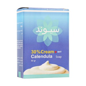 صابون کرم دار ۳۰ درصد سیوند حاوی کالاندولا ۹۰ گرم