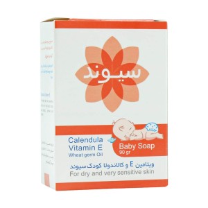 صابون بچه سیوند حاوی ویتامین E و کالاندولا ۹۰ گرم