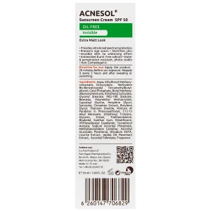 کرم ضد آفتاب آکنه سل پلاس SPF50 (بی رنگ)