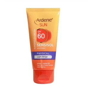 کرم ضد آفتاب رنگی SPF60 برای پوست های خشک و حساس