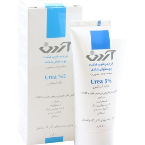 کرم مرطوب کننده پوست های خشک با اوره 5%