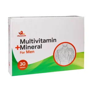 قرص مولتی ویتامین و مینرال ویتامین لایف مخصوص آقایان 30 عدد