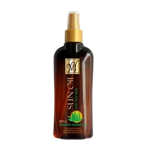 روغن آفتاب حاوی عصاره آلوئه ورا مای دارای SPF 6 با حجم ۲۰۰ میلی لیتر