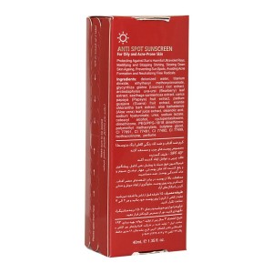 ضد آفتاب و ضدلک رنگی پوست های چرب و مستعد آکنه +SPF40 (روشن)