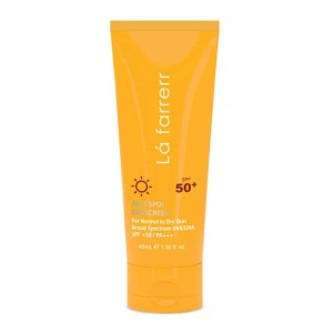 کرم ضد آفتاب ضدلک بی رنگ پوست خشک و معمولی +SPF50