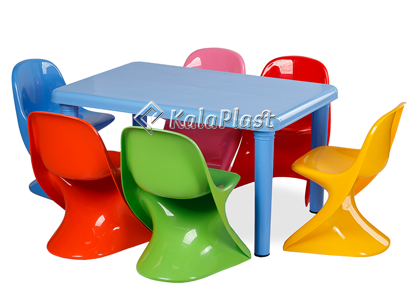 ست میز و صندلی کودک 6 نفره  رامو